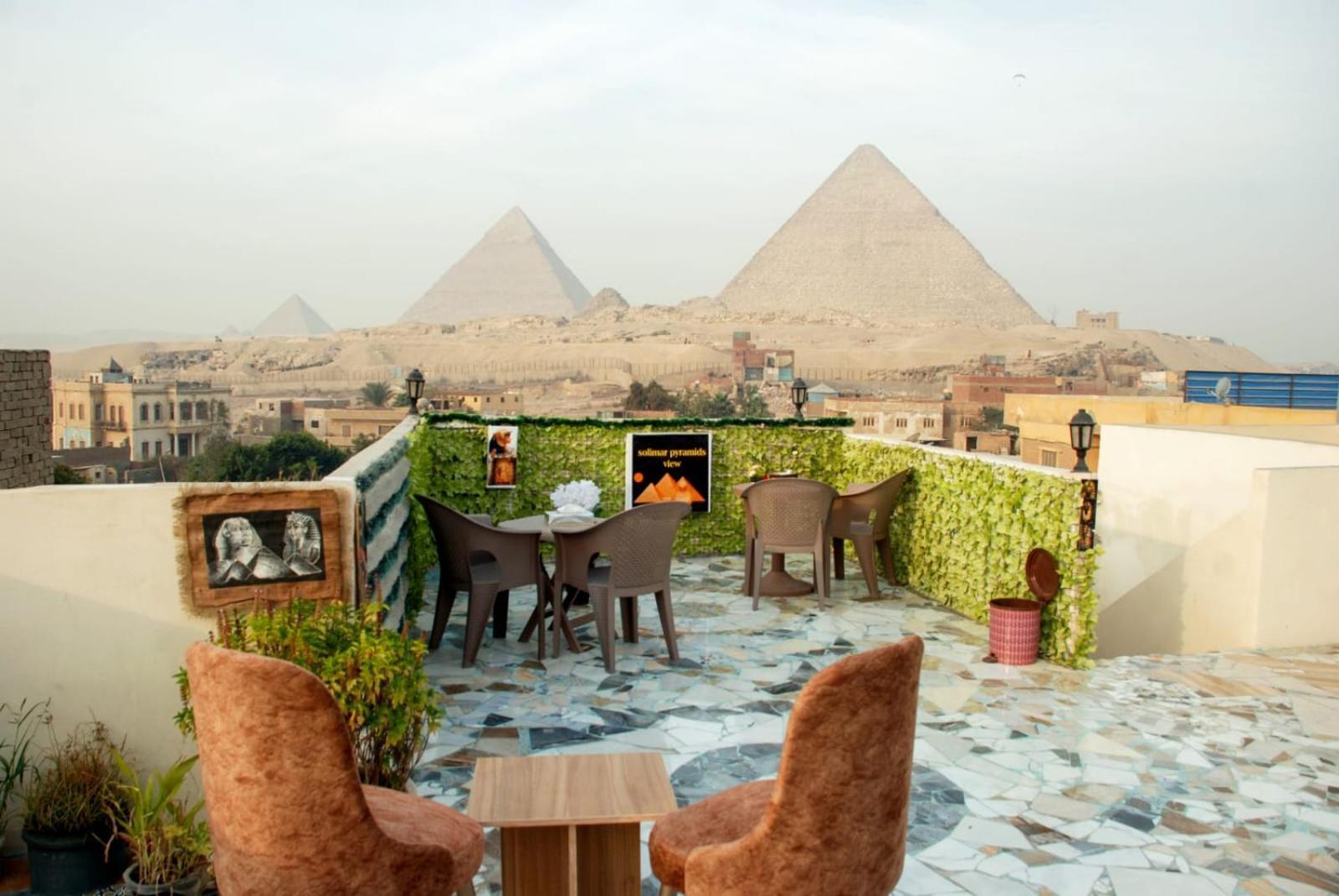Pyramids Show Hotel Kafret el-Gabal Eksteriør bilde